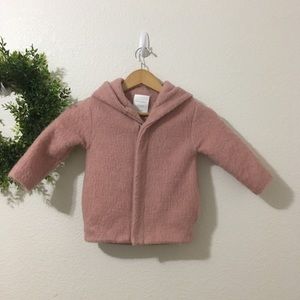 Zara Knitwear Pink Lightweight Jacket